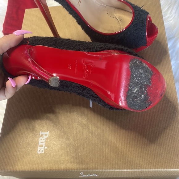 Christian Louboutin Cloth Heels - Picture 7 of 14